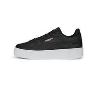 PUMA Carina Street, Sneaker Donna, Black Rose Gold White Metallic, 37.5 EU
