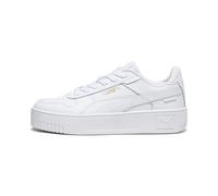 PUMA Carina Street Youth Sneakers, Scarpe, Bianco/Oro, 38 38