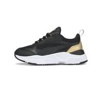PUMA Cassia Distressed, Scarpe da Ginnastica Donna, Black Black Team Gold, 37 EU
