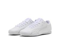 PUMA Catch Jr, Scarpe da Ginnastica Unisex - Bambini e Ragazzi, Puma White-Feather Gray, 38 EU