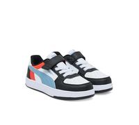 PUMA CAVEN 2.0 Block AC+ PS, Sneaker, White-Cool Blue Black, 30.5 EU
