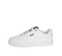 PUMA Caven 2.0 Logobsession, Scarpe Sportive Uomo, Nero/Bianco (Puma), 45 EU