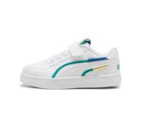 PUMA Caven 2.0 Ready, Set, Better AC+ PS, Sneaker, White-Cobalt Glaze-Sparkling Green, 34 EU