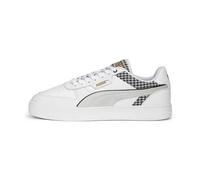 PUMA Caven Dime Houndstooth, Scarpe da Calcio Unisex Adulto, Bianco, 42 EU
