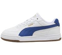 PUMA CAVEN III JR Sneaker, White-Clyde Royal-Gum, 4 UK, Puma Gomma Reale Clyde Bianca, 4 UK
