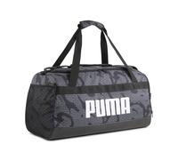 PUMA Challenger All-Over Print 58L Medium Sports Bag, Accessori, Nero/Logo Lab Aop, OSFA OSFA