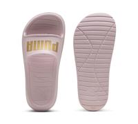 PUMA Divecat v2 Lite, Slide Sandal Unisex-Adulto, Chalk Pink Team Gold, 40.5 EU