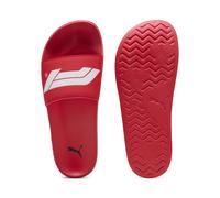 PUMA Ciabatte con logo Formula 1® Leadcat 2.0 unisex, Scarpe, Pop Rosso/Bianco, 40.5 40.5