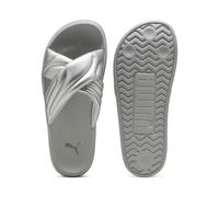 PUMA Ciabatte metallizzate con platform Leadcat da donna, Scarpe, Aged Silver/Grigio Echo, 42 42
