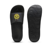 PUMA Ciabatte Softride Teamcat BVB unisex, Scarpe, Nero/Faster Giallo/Victory Oro, 39 39