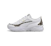 PUMA Cilia Mode Leo, Sneaker Donna, Bianco (Puma White-Puma White-Puma Team Gold-Puma Black), 37 EU
