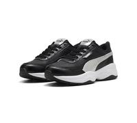 PUMA Cilia Mode Metallic Whisper Sneaker, Nero Argento Bianco, 39, Black Silver White, 39 EU