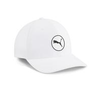 PUMA Circle Cat Tech Golf Cap Men, Accessori, Bianco Glow, Adult Adult