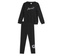 PUMA CLASS ACT Crew & Legging Set FL G - Tuta Ragazze, PUMA Black, 683322
