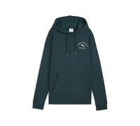 Puma Felpa con cappuccio Class Rilassata da donna Verde M