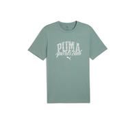 PUMA Class Graphic Tee, Magliette Unisex - Adulto, Green Moon,