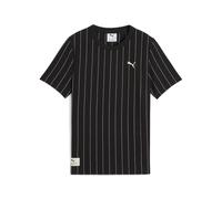 PUMA Class Striped Tee Youth, Kids, Nero, 13-14Y 13-14Y
