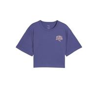 PUMA Class Tee G, Magliette Bambina, Blue Crystal,