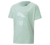 PUMA Classics Graphic Tee G Maglietta da Bambina, Bambina, Maglietta a Maniche Corte, 580512-32, Verde, 6