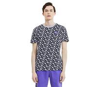 PUMA Classics Graphics AOP Logo Tee Maglietta Uomo, Uomo, Maglietta, 597765-02_XL, Nero, XL