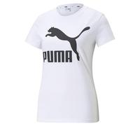 Puma Classics Logo Tee Maglietta da Donna, Donna, Maglietta, 530076-02, Bianco (Puma White), XL