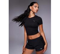 PUMA - Cloudspun Twist - T-shirt a maniche corte nera-Nero M