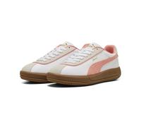 Puma Puma Club KLASSIKA - Scarpe da Ginnastica Femmina, Puma White-Pink Fruit-Vapor Gray,