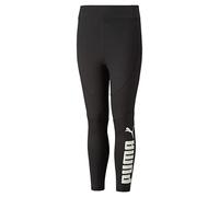 PUMA Collant a Vita Alta con Logo Preferito G, Bambine e Ragazze, Black White, 164