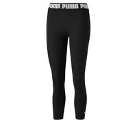 PUMA Pantaloni sportivi nero / bianco, Taglia M