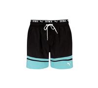 Puma Colour Block, Pantaloncini Uomo, Black,