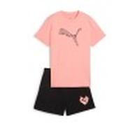 PUMA Completo Flaming Love Maglia Pantaloncino Bambina Ragazza