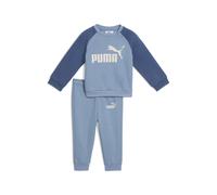 PUMA Completo girocollo Minicats Essentials Raglan per bimbi ai primi passi, Abbigliamento, Blu, 4-6M 4-6M