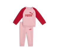 PUMA Completo girocollo Minicats Essentials Raglan per bimbi ai primi passi, Abbigliamento, Rosa, 2-4M 2-4M