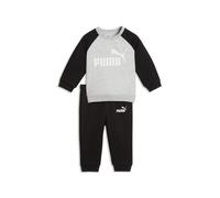 Puma Minicats Essential Raglan Tracksuit Nero 12-24 Months Bambini