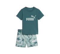 PUMA Completo T-shirt e shorts Essentials Tie-Dye per bimbi ai primi passi, Accessori, Verde, 4-6M 4-6M