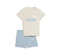 PUMA Completo T-shirt e shorts Minicats Essentials per bimbi ai primi passi, Abbigliamento, Bianco, 2-3Y 2-3Y