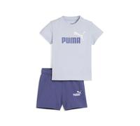 PUMA Completo T-shirt e shorts Minicats Essentials per bimbi ai primi passi, Abbigliamento, Blu, 2-4M 2-4M