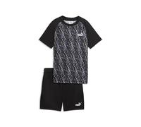 PUMA Completo T-shirt e shorts TRAIN ALL DAY Essentials per ragazzi 164, Black