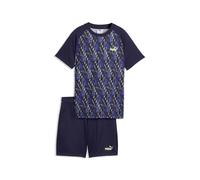 PUMA Completo T-shirt e shorts TRAIN ALL DAY Essentials per ragazzi, Accessori, Blu, 13-14Y 13-14Y