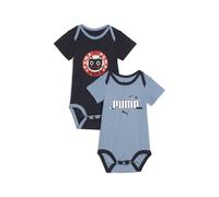 PUMA Confezione da 2 body Minicats per bimbi, Abbigliamento, Blu, 6-9M 6-9M