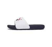 PUMA Cool Cat 2.0 PS, Slide Sandal, White Navy for all Time Red, 28 EU