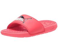 PUMA Cool Cat Slide Sandal, High Risk Red Black White, 12 US Unisex Little Kid