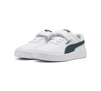 PUMA Court Classic Clean AC+ PS, Sneaker, White-Green Terrain, 31.5 EU