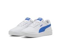 PUMA Court Classic Clean Jr - Sneaker unisex per bambini, Puma Bianco Blu Montagna, 5 UK