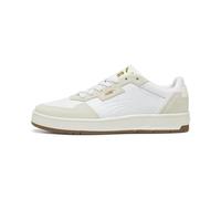 PUMA Court Classic Lux SD, Sneaker Unisex-Adulto, White-Alpine Snow Gold, 44 EU