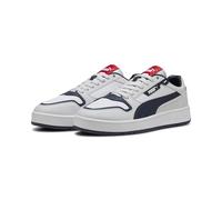 Puma Court Classic Street - Scarpe da Ginnastica Unisex, Puma White-Puma Navy-Feather Gray,