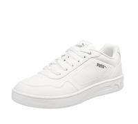 PUMA Court Classy, Scarpe da Ginnastica Donna, White-Silver, 37.5 EU