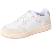 PUMA Court Classy Crafted Flowers, Scarpe da Ginnastica Donna, White-Rose Quartz, 37.5 EU