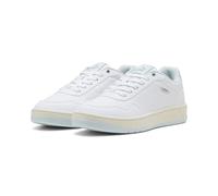 PUMA Court Classy, Scarpe da Ginnastica Donna, Vetro Mare Bianco Argento, 41 EU