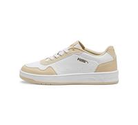 PUMA Court Classy, Scarpe da Ginnastica Donna, White-Cashew-Gold, 42.5 EU